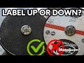 Angle grinder disc label up or label down are you using it the right way  comment below