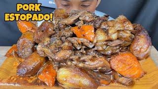 Pork ESTOPADO Mukbang Asmr | Filipino Food Mukbang Philippines