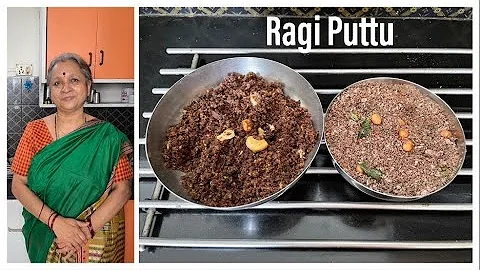 Traditional Ragi Puttu I 2 Types ITasty Fingermillet Recipe I Traditional South Indian I