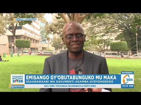 Emisango Gy Obutabanguko Mu Maka Gyeyongedde Ssaabawaabi Wa Gavumenti