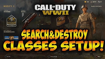 COD WWII - UPDATE! COMPETITIVE UMG / GAMEBATTLES SND CLASS SETUPS! (WWII SND)