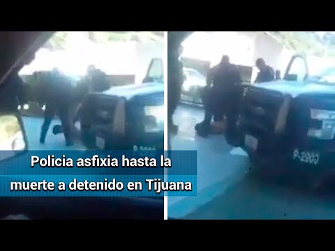 "¡"Lo mató, lo mató!"; oficial asesina a hombre detenido en Tijuana