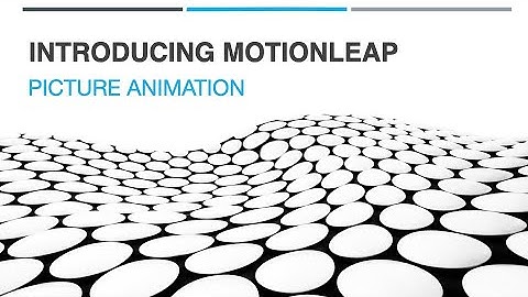 Introducing Motionleap - Picture Animation Mobile App