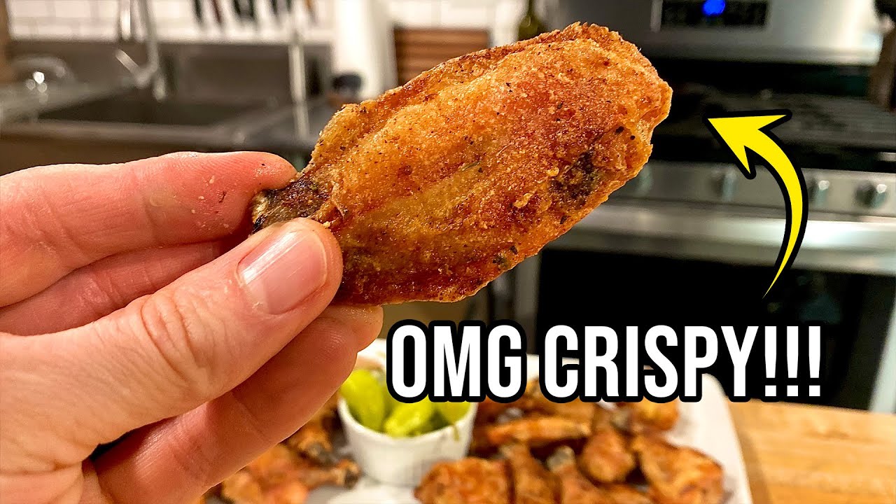 The Crispiest Wings I Have Ever Made In The Oven! | Crispy Chicken Wings