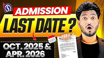 Last Date NIOS Admission October 2025 & April 2026 | Total Fee, Documents | How to Fill NIOS Form?