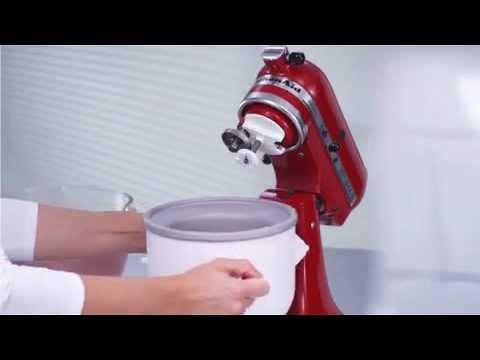 How To Use a KitchenAid® Ice Cream Attachment