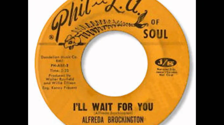 Alfreda Brockington - I'll Wait For You 1969