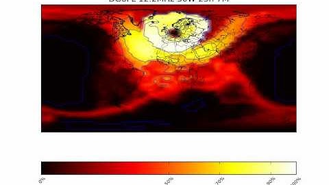 HF Propagation Simulation: Variation of Frequency at 23h - Circuit Reliability