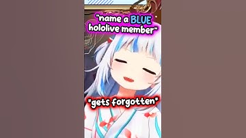 Gura Gets Forgotten by the Other Holo EN Members.. #hololiveenglish #hololive #vtuber