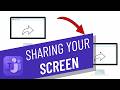 How to share screen with Microsoft teams