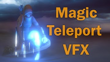 Magic Teleport VFX for the Unity game engine