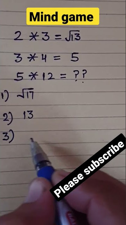 Only brilliant students can solve this maths puzzle