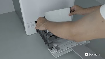 Lexmark XC4140 - Paper Jam in the Multipurpose feeder