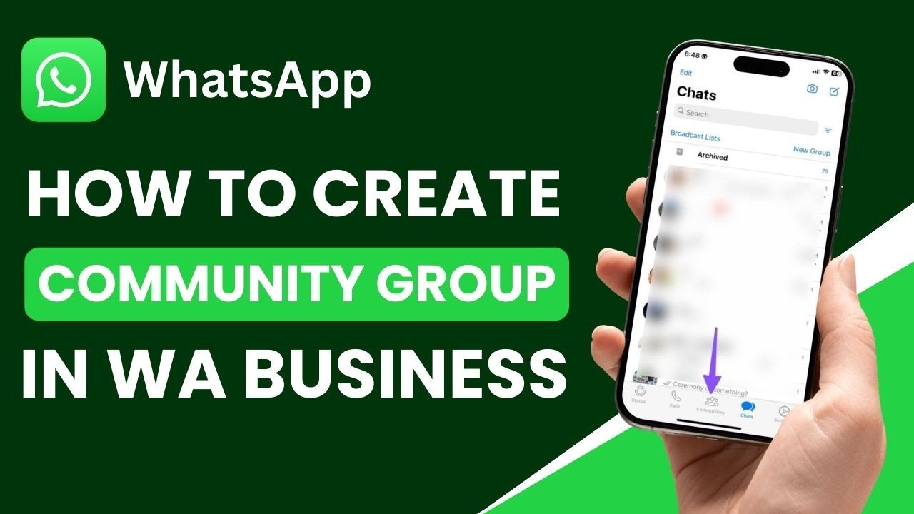 How to Create Community Group in WhatsApp Business ! - YouTube