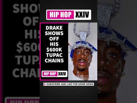 Drake's 600K Tupac Shakur Chains | #shorts