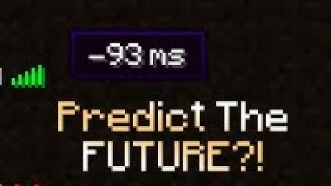 If You Had Negative Ping in Video Games...