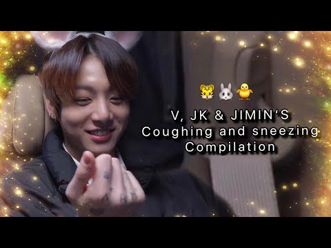 Taehyung, Jungkook & Jimin‘s coughing and sneezing compilation