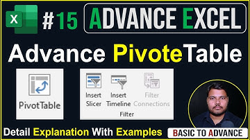 Ms Excel Introduction to Pivote Table, How to use pivotetable with practice file | Lecture-15 UPCISS