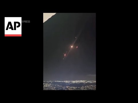 Projectiles seen in