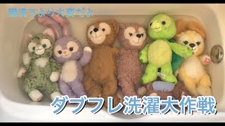 【vlog】Dオタ、ダフフレを洗う。【ぬいぐるみ洗濯】