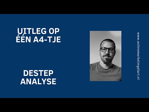 Uitleg op één A4 - DESTEP analyse