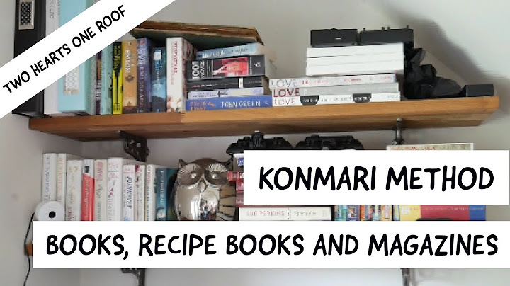 KonMari Method - Decluttering Books