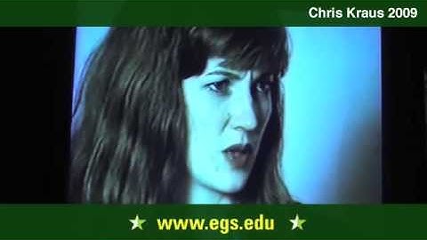 Chris Kraus. Video, the Female, and the Universal Eye 2009 4/8