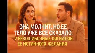 видео: Она молчит, но ее тело кричит «ДА»: 7 тайных сигналов, которые 99% мужчин никогда не увидят картинка: Она молчит, но ее тело кричит «ДА»: 7 тайных сигналов, которые 99% мужчин никогда не увидят