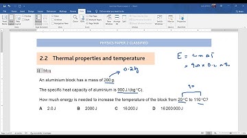 Thermal Properties and Temperature MCQ 1