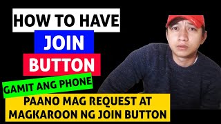 HOW TO REQUEST ENABLE YOUR CHANNEL MEMBERSHIP FEATURE GET THE JOIN BUTTON USING MOBILE PHONE 2020