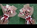 DIY.Chocolate Kitkat Bouquet. วิธีจัดช่อช็อคโกแลตคิทแคท น่ารัก ง่ายด้วยนะ