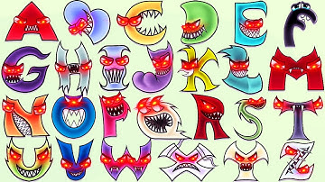 Alphabet Lifetime ( A-Z ),Alphabet Transformation Lore Full (A-Z), Alphabet Lore Number ( 0-9 )