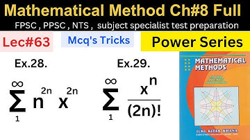 Exercise 28 & 29 mcqs tricks lec#63 #maths #ppsc #fpsc #nts #bsc #mathstricks #bs #Ms #msc #PhD #net