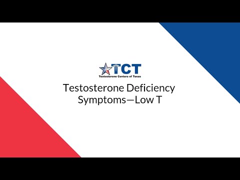 Testosterone Deficiency Symptoms—Low T