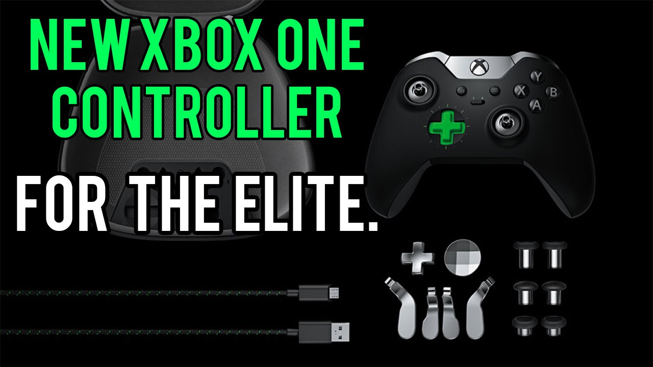 Xbox One Elite Controller - Swappable Parts, Paddles - E3 2015 - YouTube