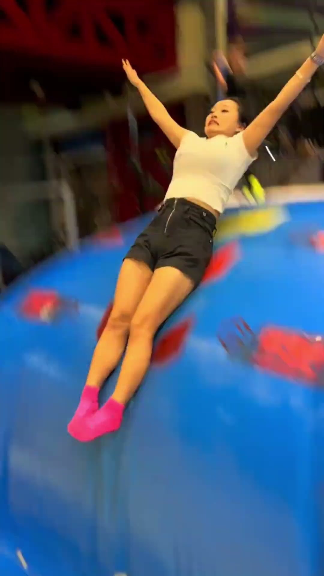 This Trampoline Is So?? Fun! Why Didn't We Just Start Jumping Around Like This When We Were Kids
