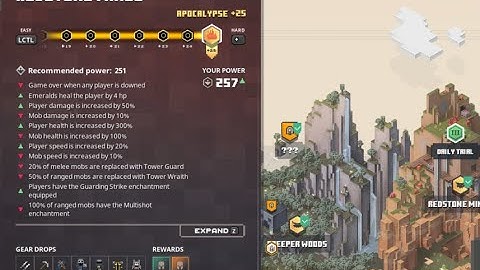 [Minecraft Dungeons]Nightmare mod + Customize daily trial = ？