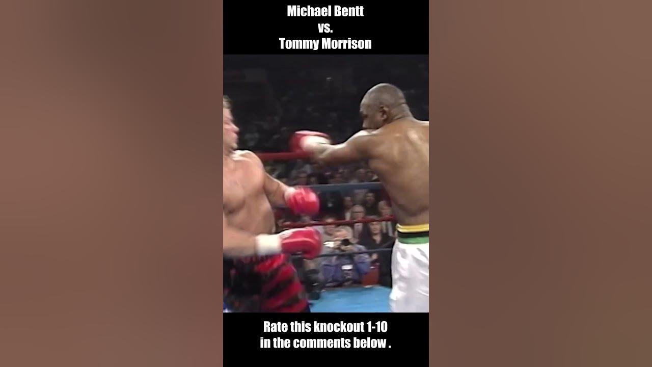 Classic Knockouts Michael Bentt vs Tommy Morrison 😵😲 #shorts # ...