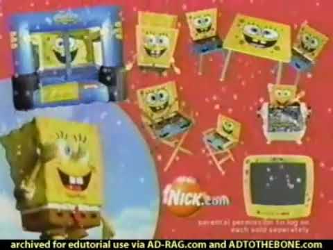 SpongeBob SquarePants Commercial Сhristmas Products 2003