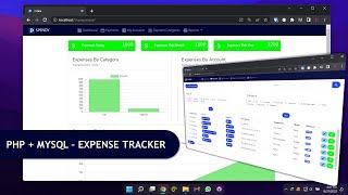 PHP + MySQL -  Expense Tracker Web App Project With Source-code - PHPRad screenshot 5