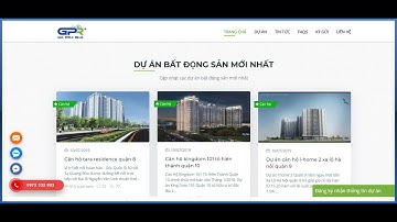 Full code website bất động sản, căn hộ. Thiết kế UI đẹp, dự án thực tế (Demo)