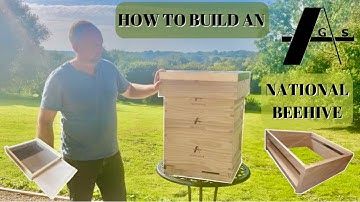 How to build a British National beehive flat pack assembly