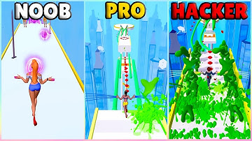 NOOB vs PRO vs HACKER in Nail Woman (Ep1) Update Gameplay (iOS,Android)