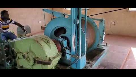 A mine hoist for the underground mining-loading mineral and miners- video from customer using site