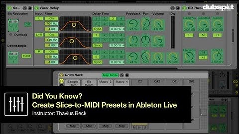 How to Create Slice to MIDI Presets - Ableton Live Tips w/ Thavius Beck 
