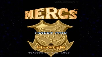 Mercs 1990 Capcom Mame Retro Arcade Games