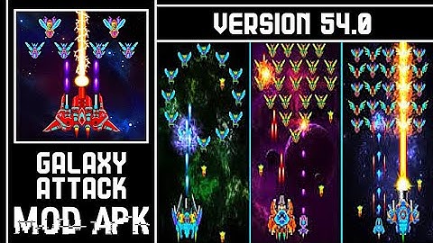 Galaxy Attack: Alien Shooter MOD APK Unlimited Money Version 54.0