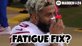 How To Fix FATIGUE ISSUE In Madden 24!