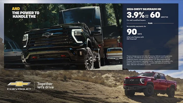 Gear up for the holidays in a Chevy Silverado