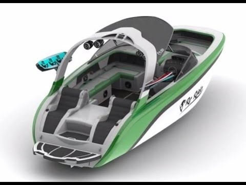 SolidWorks Wakeboard Boat Concept - YouTube